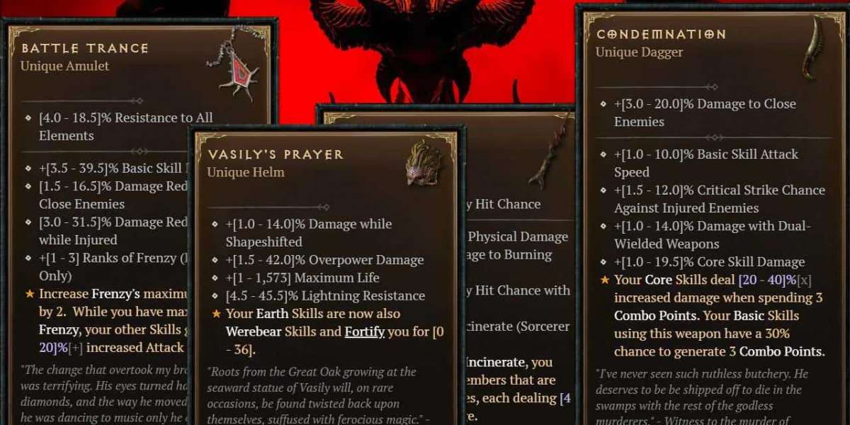 Now the Legendary Parts of Diablo 4 Can Be Used to Their Full Potential in the Game