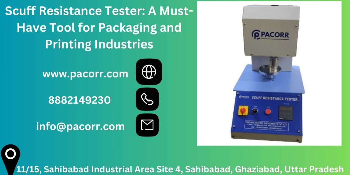 Scuff Resistance Tester: A Reliable Tool for Measuring the Abrasion Strength of Packaging Materials