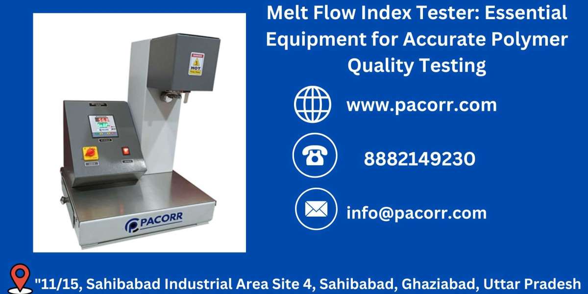 Maximizing Manufacturing Output: How Pacorr’s Melt Flow Index Tester Optimizes Polymer Flow Rate Testing